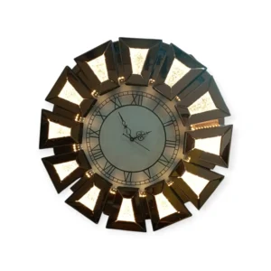 LED Wall Clock with crystal detailing