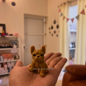 FRENCH BULLDOG PUPPY CANDLE