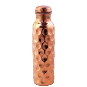 Copper Water Bottle with Dimond Design