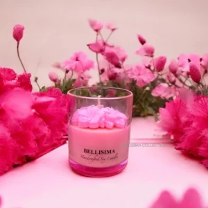 PINK JAR WITH FLORAL