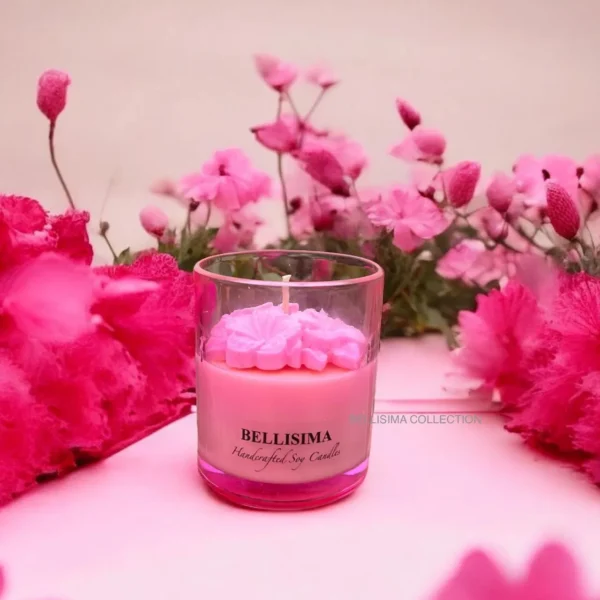 PINK JAR WITH FLORAL