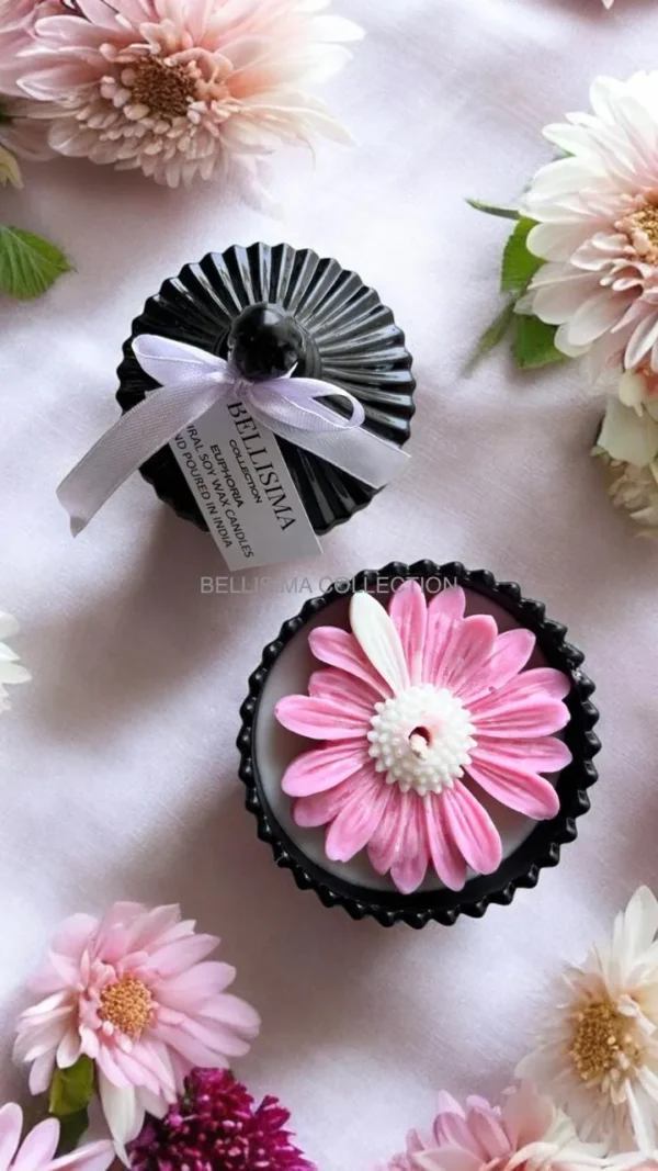 BLACK SMALL CANDY JAR