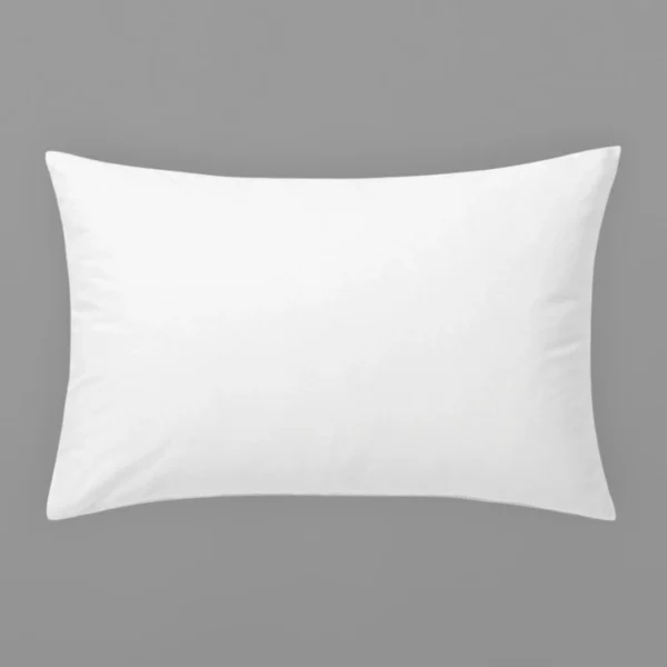 Micro fibre Soft Pillow – Regular Size (24x16 inch) | White Cotton Cover. (Pack of 1)