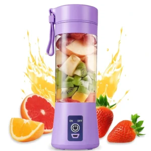 Rechargeable Portable Juicer Blender – USB Charging, Smoothie & Shake Maker (400ml)